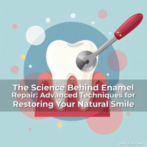 Artistic representation for The Science Behind Enamel Repair: Advanced Techniques for Restoring Your Natural Smile