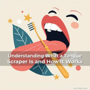 Artistic representation for Understanding What a Tongue Scraper Is and How It Works