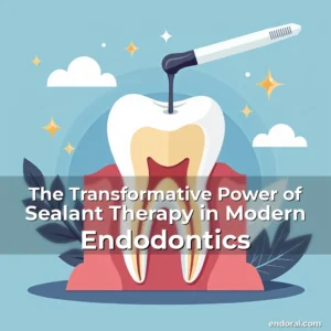 Artistic representation for The Transformative Power of Sealant Therapy in Modern Endodontics