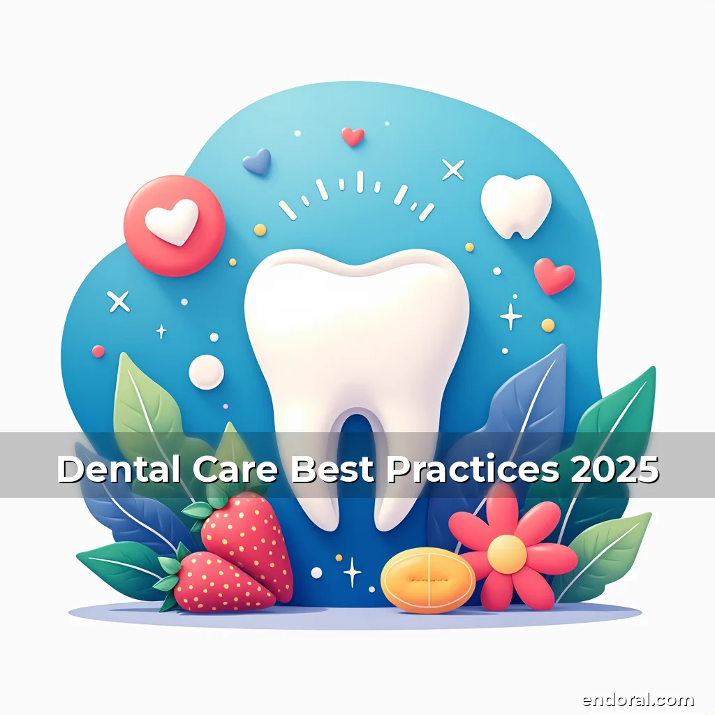 Artistic representation for Dental Care Best Practices 2025