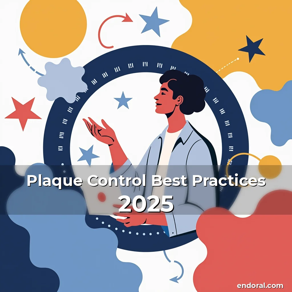 Artistic representation for Plaque Control Best Practices 2025