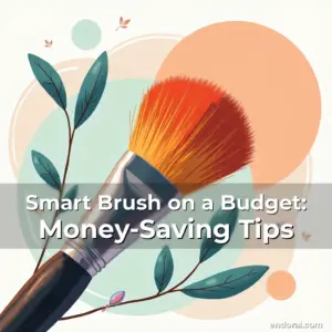 Artistic representation for Smart Brush on a Budget: Money-Saving Tips