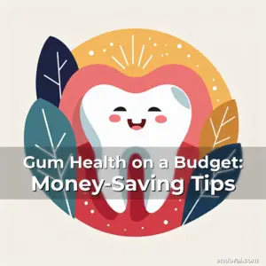 Artistic representation for Gum Health on a Budget: Money-Saving Tips