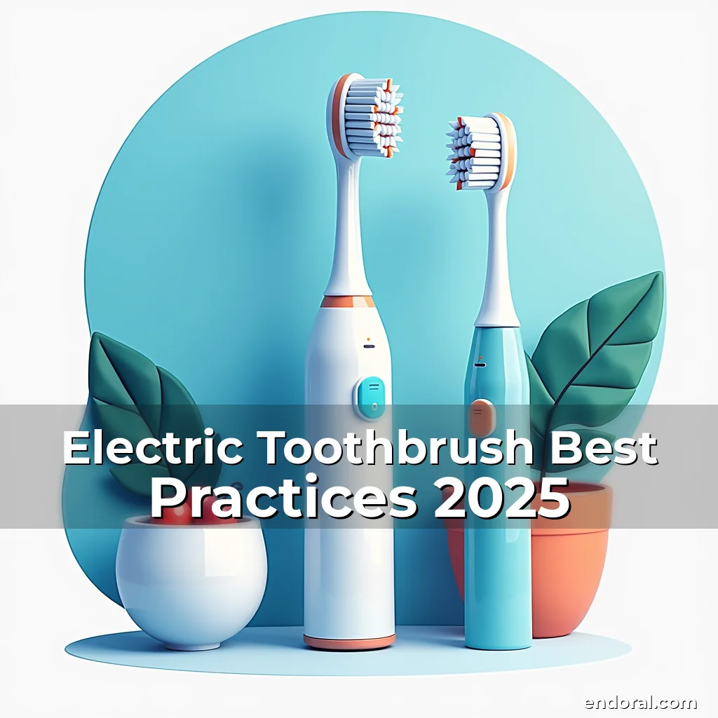 Artistic representation for Electric Toothbrush Best Practices 2025