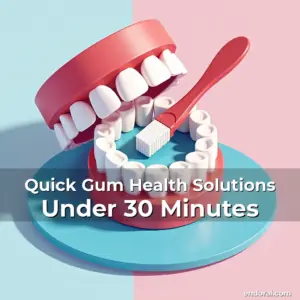 Artistic representation for Quick Gum Health Solutions Under 30 Minutes