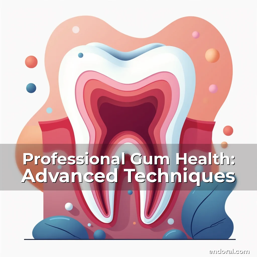Artistic representation for Professional Gum Health: Advanced Techniques