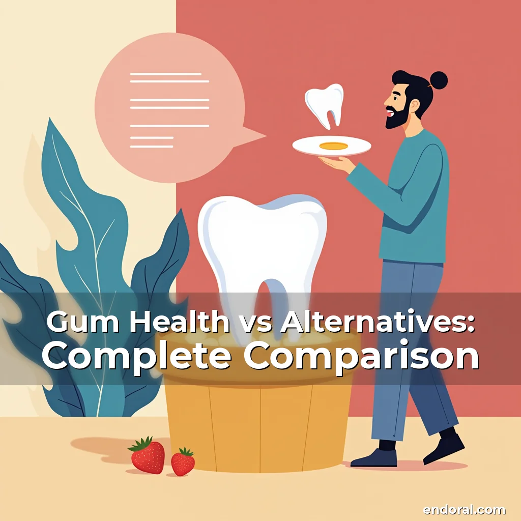 Artistic representation for Gum Health vs Alternatives: Complete Comparison