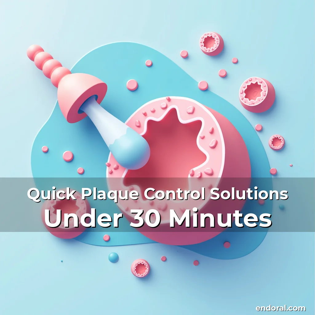 Artistic representation for Quick Plaque Control Solutions Under 30 Minutes