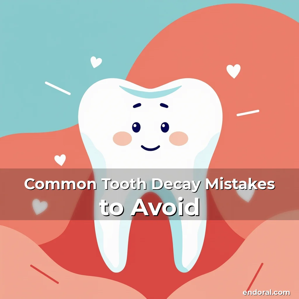 Artistic representation for Common Tooth Decay Mistakes to Avoid