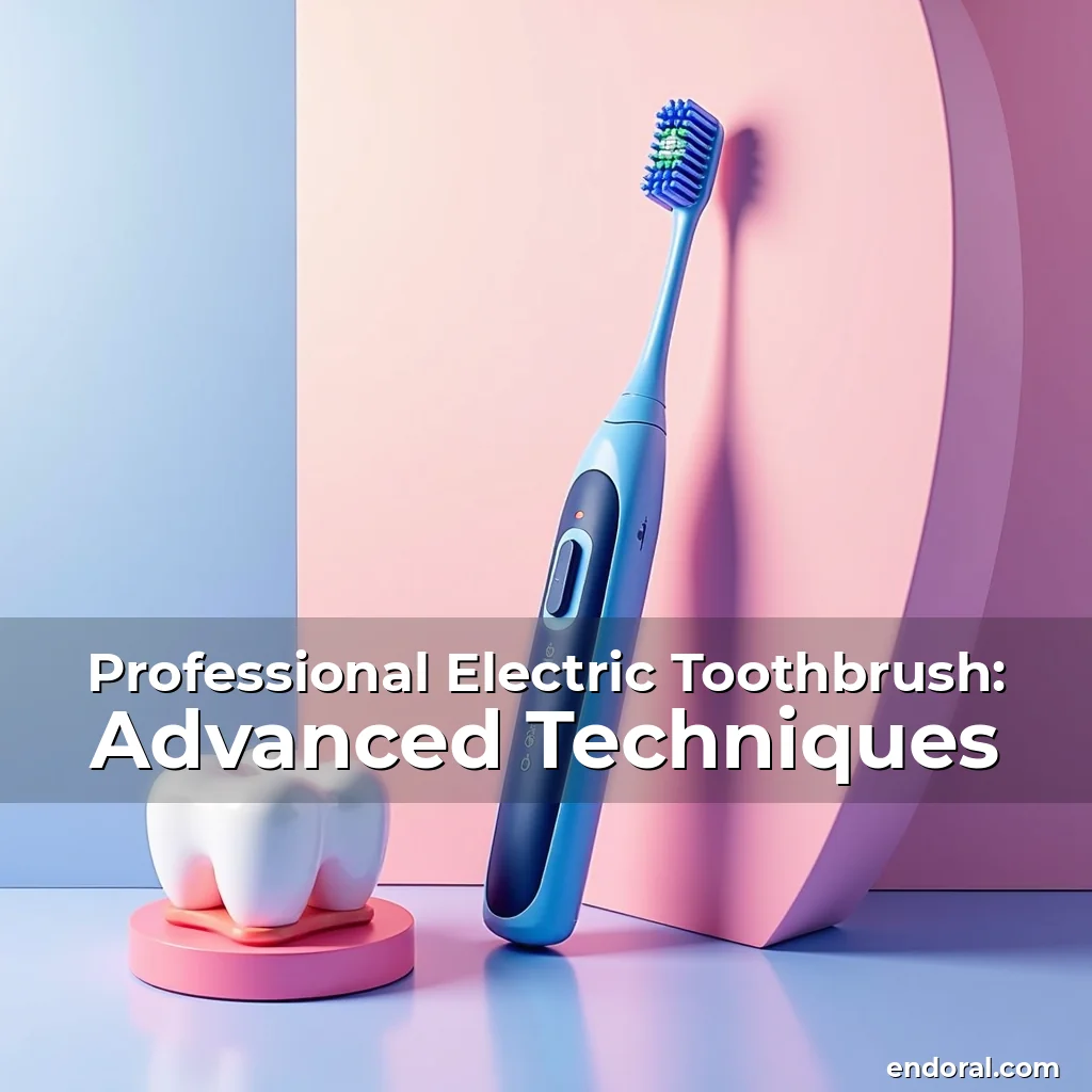 Artistic representation for Professional Electric Toothbrush: Advanced Techniques
