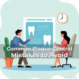 Artistic representation for Common Plaque Control Mistakes to Avoid