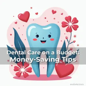 Artistic representation for Dental Care on a Budget: Money-Saving Tips