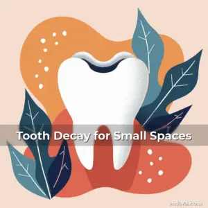 Artistic representation for Tooth Decay for Small Spaces