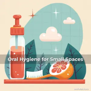 Artistic representation for Oral Hygiene for Small Spaces