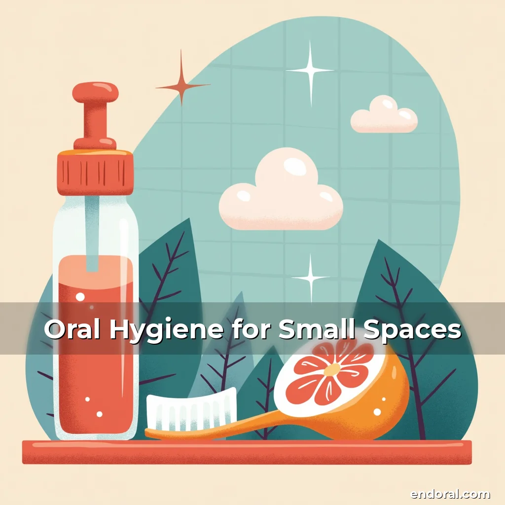 Artistic representation for Oral Hygiene for Small Spaces