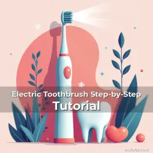 Artistic representation for Electric Toothbrush Step-by-Step Tutorial
