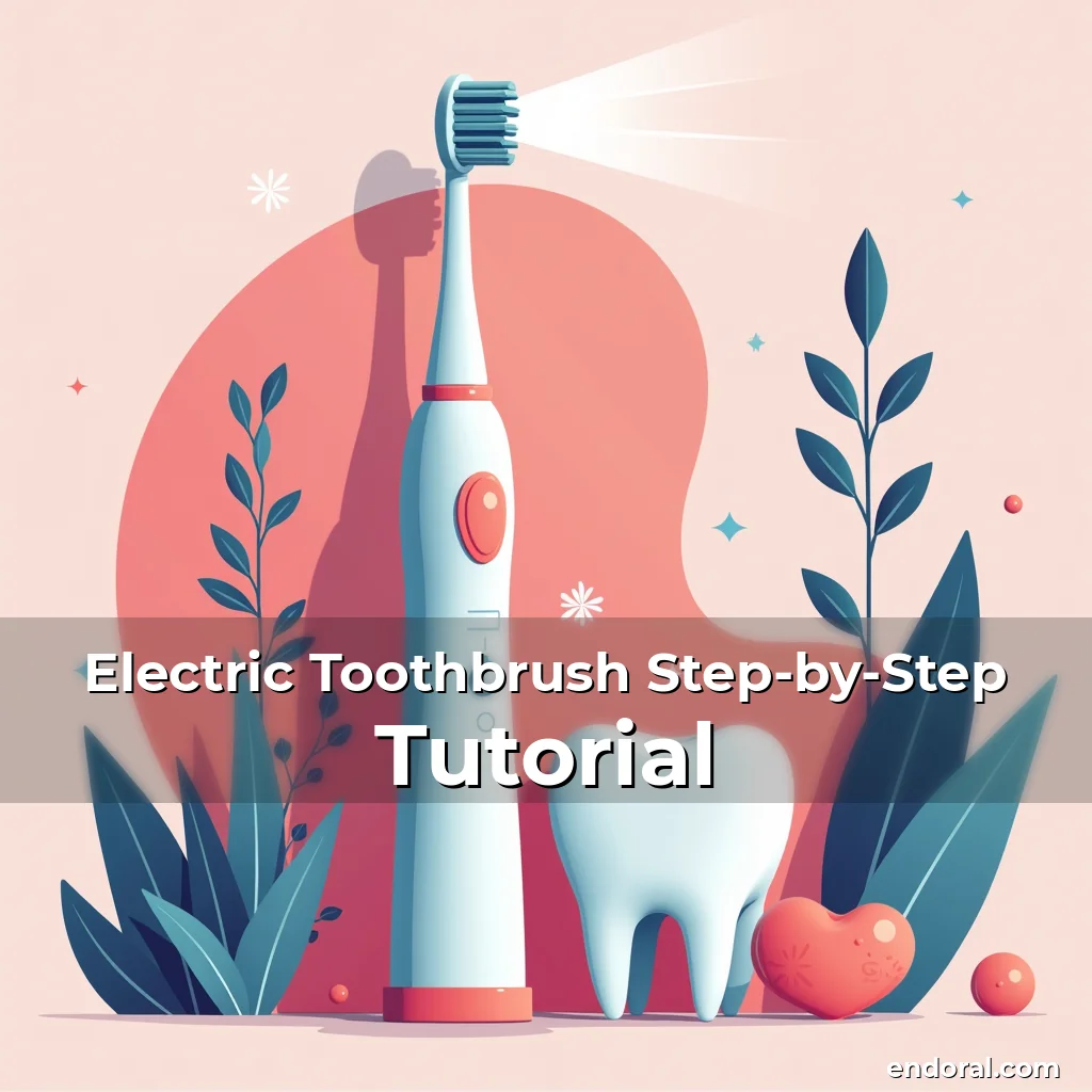 Artistic representation for Electric Toothbrush Step-by-Step Tutorial