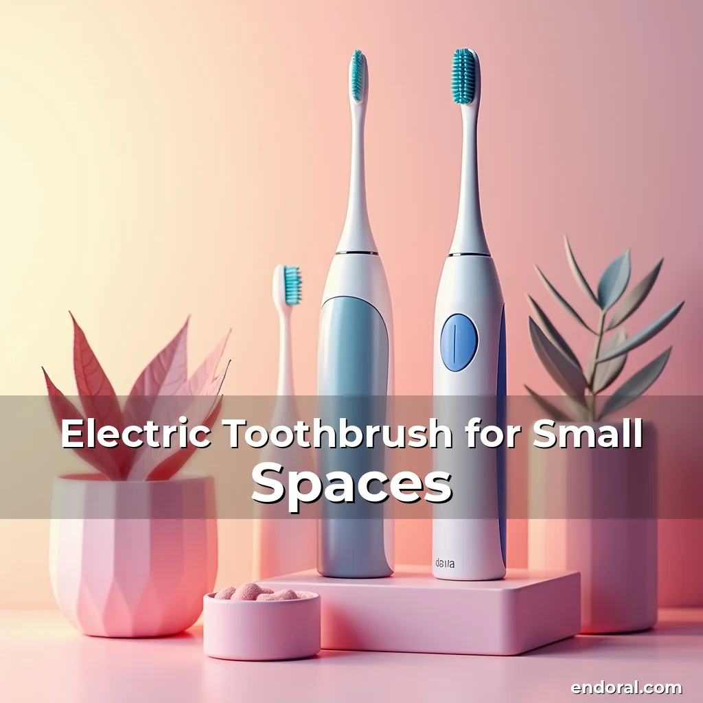 Artistic representation for Electric Toothbrush for Small Spaces